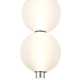 Palmas 2-Light LED Mini Pendant Polished Nickel By Eurofase Detailed View