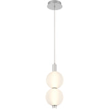 Palmas 2-Light LED Mini Pendant Polished Nickel By Eurofase With Light