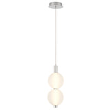 Palmas 2-Light LED Mini Pendant Polished Nickel By Eurofase