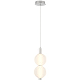 Palmas LED Pendant Light Nickel Double By Eurofase