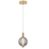 Palmas LED Pendant Light Single Gold By Eurofase