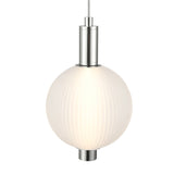 Palmas LED Pendant Light Single Nickel By Eurofase Detailed View