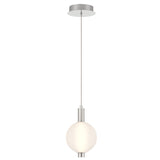 Palmas LED Pendant Light Single Nickel By Eurofase
