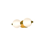 Palmas LED Vanity Light 2 Light Gold By Eurofase Side View