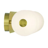 Palmas LED Vanity Light 2 Light Gold By Eurofase Side View1