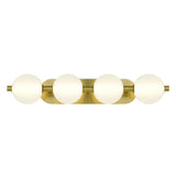 Palmas LED Vanity Light 4 Light Gold By Eurofase