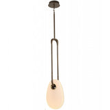 Palmea Pendant Light Small Aged Brass By Avenue Lighting