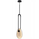 Palmea Pendant Light Small Matte Black By Avenue Lighting
