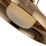 Palmetto Pendant Light Polished Brass Glossy Opal Medium By Alora Detailed View