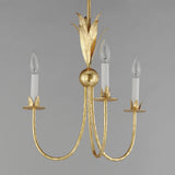 Paloma Chandelier Gold Leaf by Maxim Lighting
