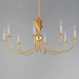 Paloma Chandelier Gold Leaf by Maxim Lighting