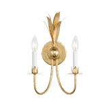 Paloma Wall Sconce Gold Leaf by Maxim Lighting