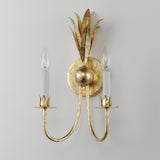 Paloma Wall Sconce Gold Leaf by Maxim Lighting