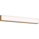 Panna Led Vanity Light — 24 Inch, Satin Brass