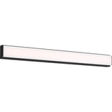 Panna Led Vanity Light — 30 Inch, Midnight Black