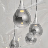 Paopao P12 Chandelier, Finish: Layared Chrome