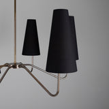 Para Chandelier - Antique Brass