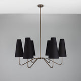 Para Chandelier Antique_Brass_Black
