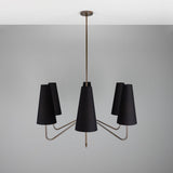 Para Chandelier Antique_Brass_Black