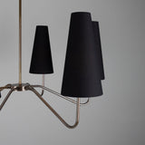 Para Chandelier Antique_Brass_Black