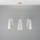 Para Chandelier Satin_Brass_Black