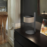 Parallel Table Lamp, Finish: Leather Sand