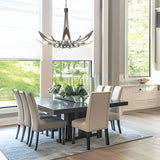 Parasol 7-Light Chandelier lifestyle view by Hubbardton Forge