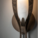 Parasol Wall Sconce detail in Dark Smoke, by Hubbardton Forge