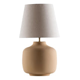 Paraty Table Lamp By Geo Contemporary, Color: Cappuccino