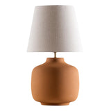 Paraty Table Lamp By Geo Contemporary, Color: Terracotta