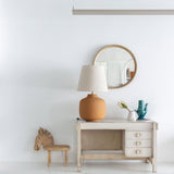 Paraty Table Lamp By Geo Contemporary, Color: Terracotta