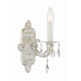 Paris Market Crystal Sconce 6.25'' Antique White