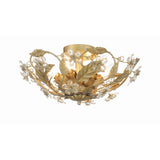 Paris Market Semi Flush Mount 16'' Gold Leaf
