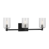 Parker Wall Bath Light Large Midnight Black By Generation Lighting