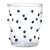 Party Tumbler set of 6 Blue Dots By Zafferano