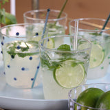 Party Tumbler set of 6 Clear Dots By Zafferano-Lifestyle View