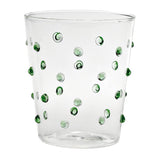 Party Tumbler set of 6 Green Dots By Zafferano