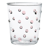 Party Tumbler set of 6 Pink Dots By Zafferano