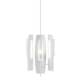 Passage 3-Light Pendant in White, Frosted Glass by Hubbardton Forge