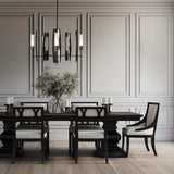 Passage 5-Light Circular Pendant lifestyle view by Hubbardton Forge
