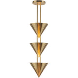 Patina Brass 28inch Versus Pendant by Alora Lighting