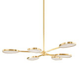 Patras Chandelier - Vintage Brass by Corbett