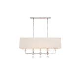 Paxton Linear Chandelier 38'' Polished Nickel