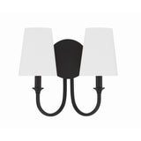 Payton 2-Light Sconce 13.5'' Black Forged