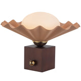 Peach 12inch Furrow Table Lamp by Alora Lighting