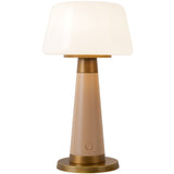 Peach Clemence Table Lamp by Alora Lighting