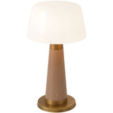 Peach Clemence Table Lamp by Alora Lighting