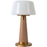 Peach Clemence Table Lamp by Alora Lighting