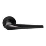 Peak Door Lever in Matte Black by Colombo Design