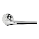 Peak Door Lever in Polished Chrome by Colombo Design
